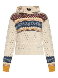 ETRO Patterned Hooded Sweater | Neutrals | FARFETCH at Farfetch